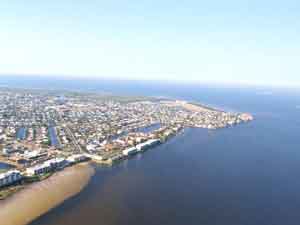 Long view of the northwest section of Punta Gorda Isles